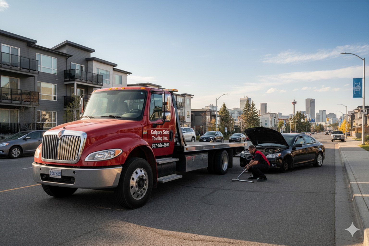 Calgary Safe Towing Flatbed